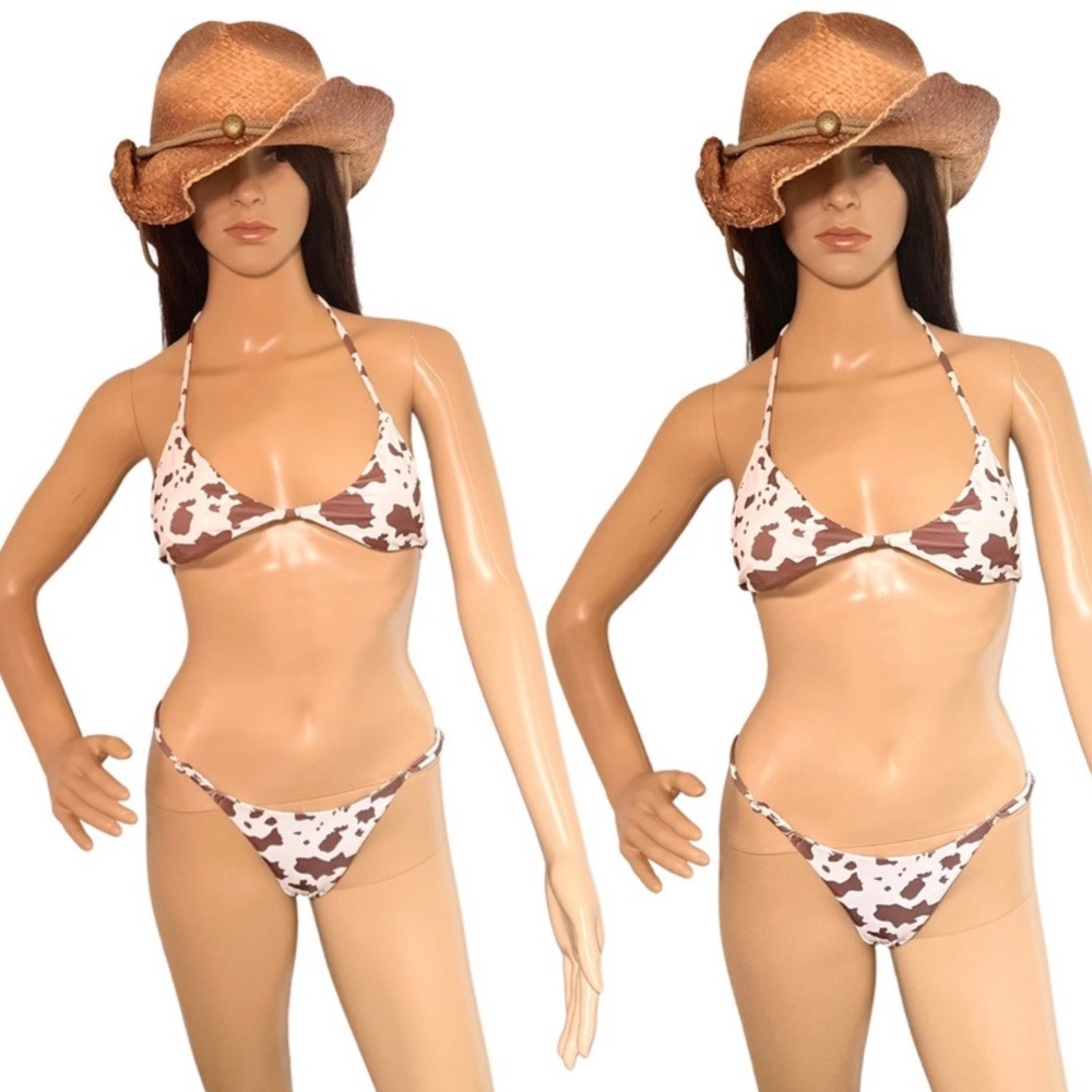 Cow print bikini 🚫SOLD🚫